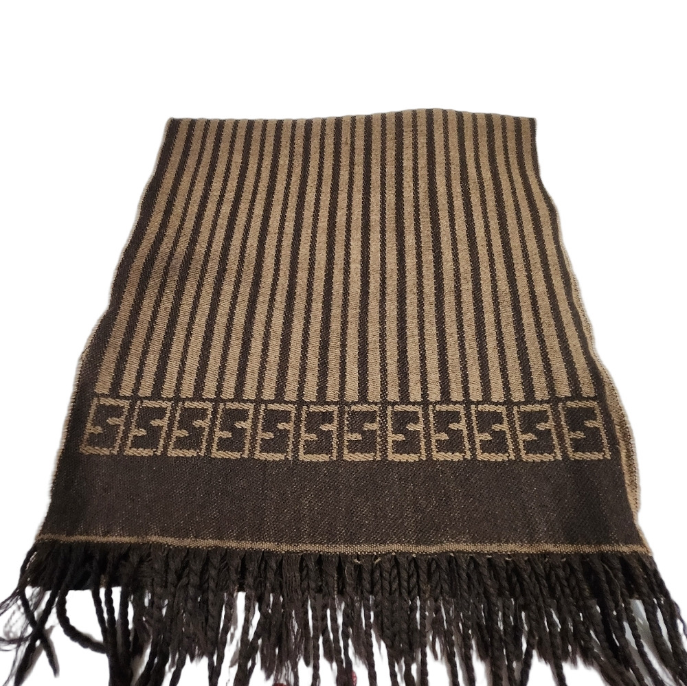 Fendi 💯 Authentic / wool 15 by 70 inches made in Italy